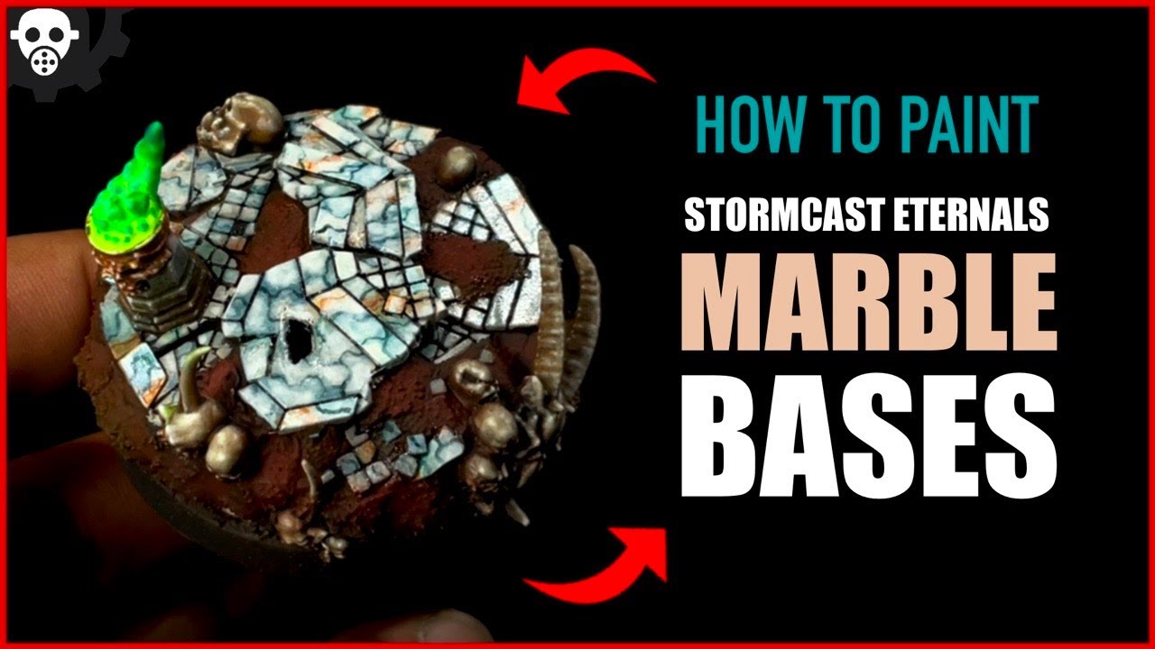 HOW  To Paint MARBLE Effect Bases | Stormcast Eternals Bastian Carthalos