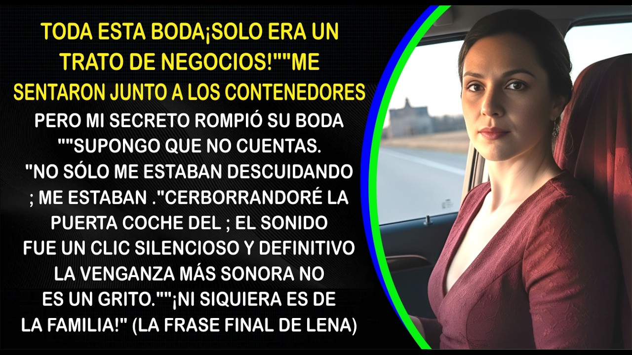 Me sentaron junto a los botes de basura en la boda de mi hermana... así que dejé la verdad