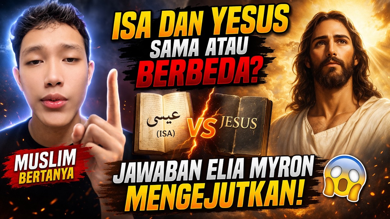 Muslim Bertanya, &ldquo;Isa dan Yesus Sama atau Berbeda? Jawaban Elia Myron Mengejutkan!&rdquo;