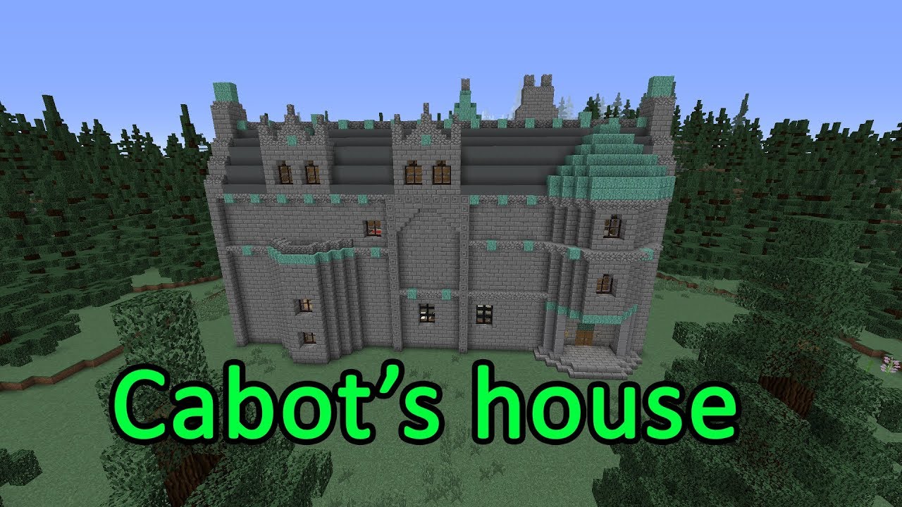 Cabot's house in Minecraft