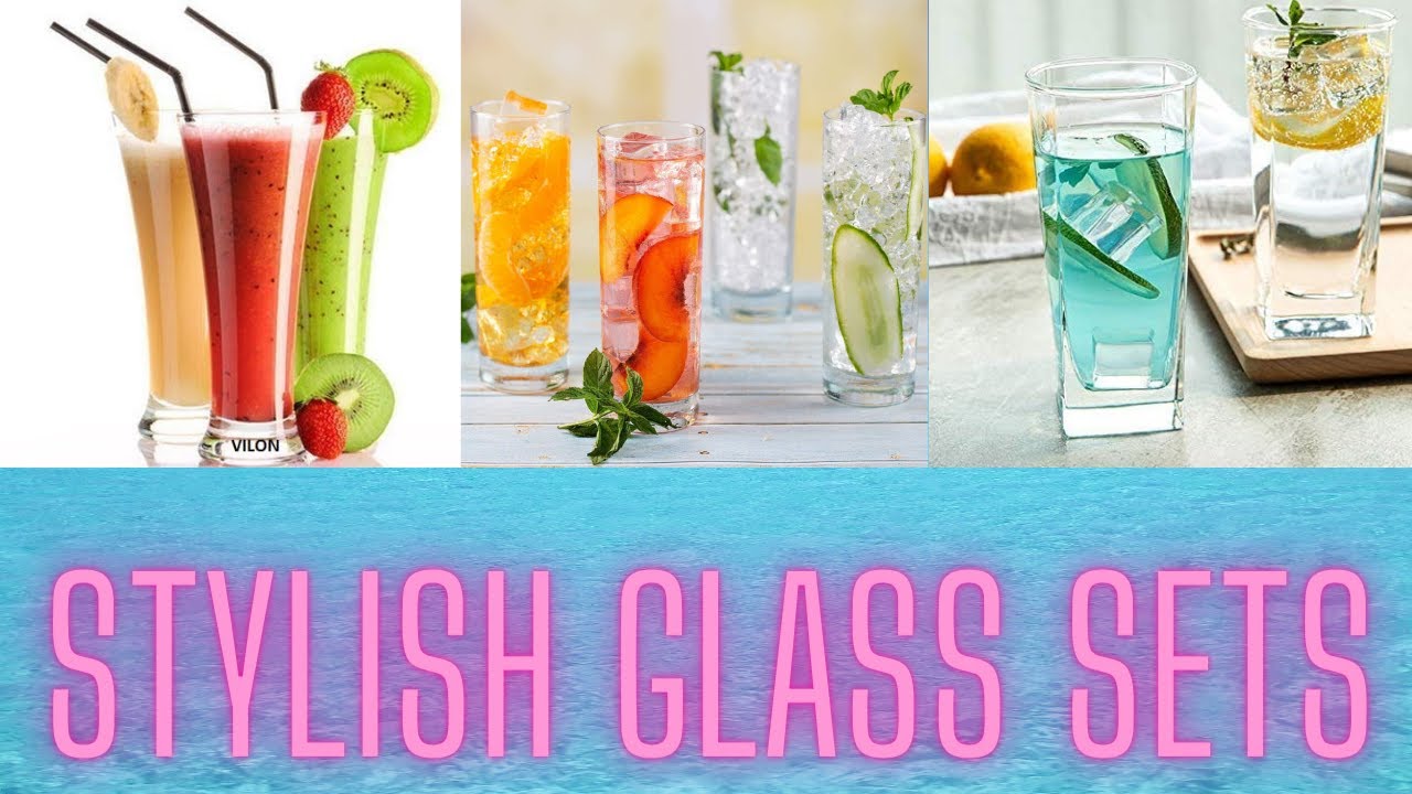 Stylish Glass Sets, Latest Glass Sets, Fancy Glass Sets, Glass Sets for Gift, Branded Glass Sets