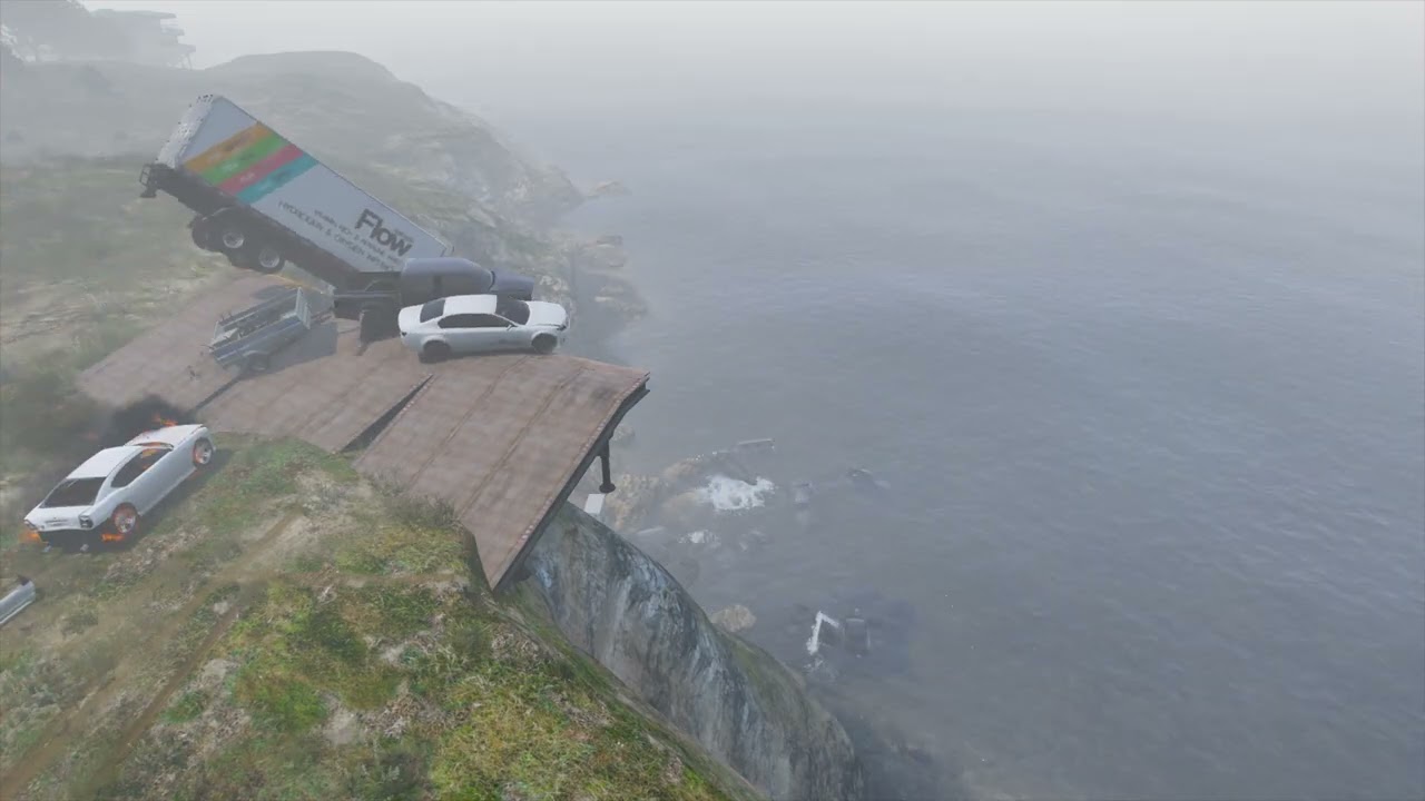 Daily NPCs in Los Santos Stunt Jump Challenge | Epic GTAV Moments Revealed!