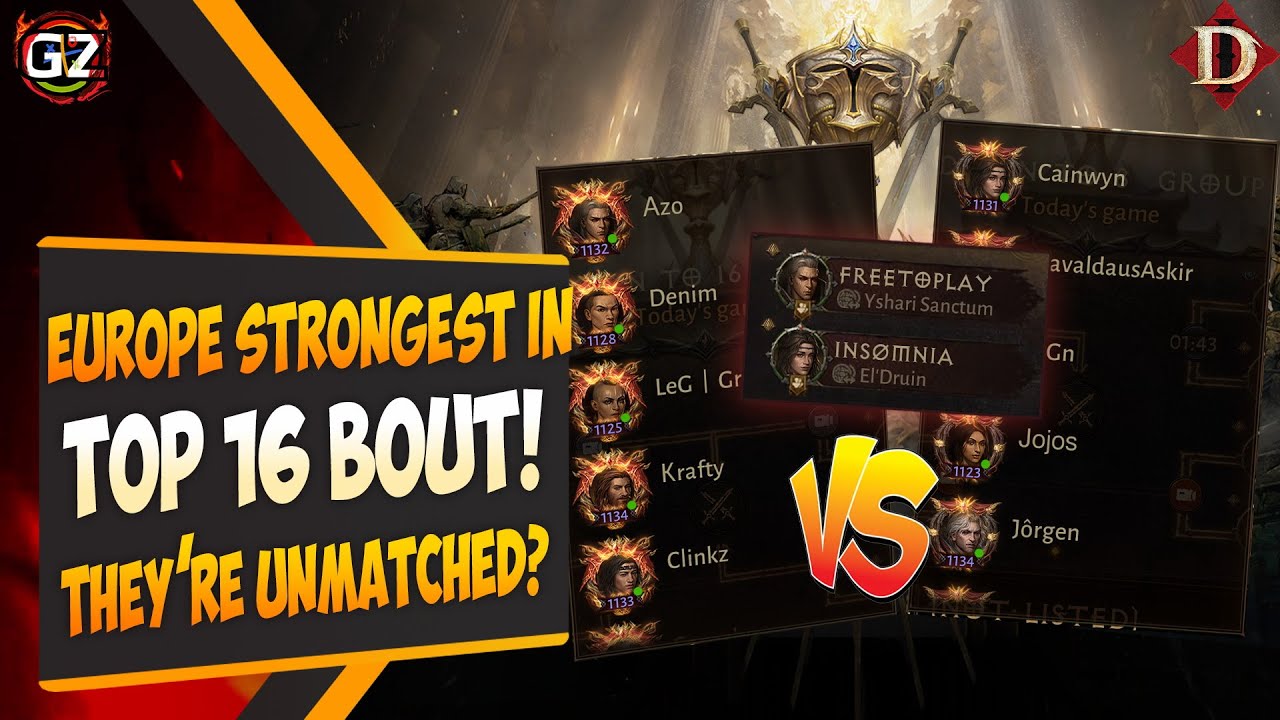 Europe Strongest in Top 16 Bout of Realms - They're UNMATCHED? | Diablo Immortal