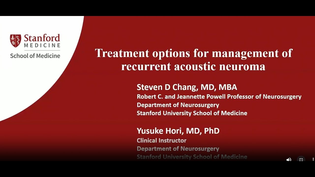 Treatment Options for Recurrent Acoustic Neuroma