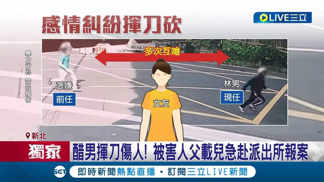 小心恐怖情人! 男子背部被砍 衝入派出所求救 醋男: 為什麼搶我女友! 因被分手揮刀砍情敵｜記者 邵子揚 王翊軒｜【LIVE大現場】20230828｜三立新聞台