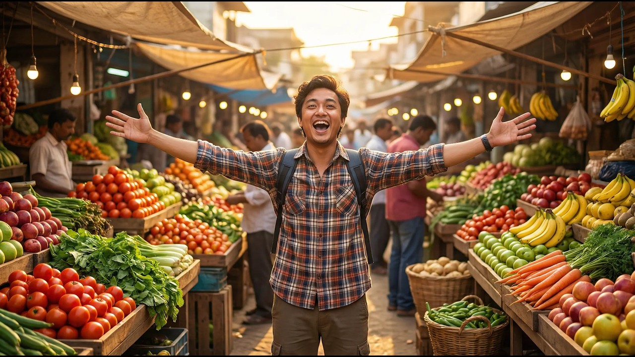 Learn Fruits & Vegetables in English