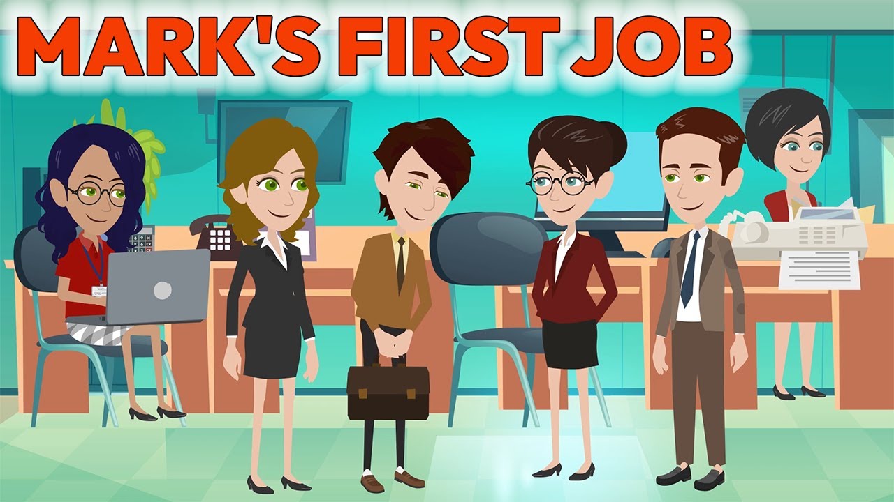 Learn Everyday English For Speaking | Daily English Conversation: Mark's First Job
