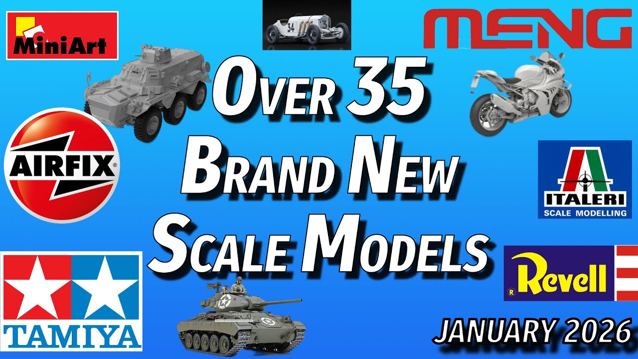 35 NEW Scale Model Kits Just Dropped | January 2026 Releases!