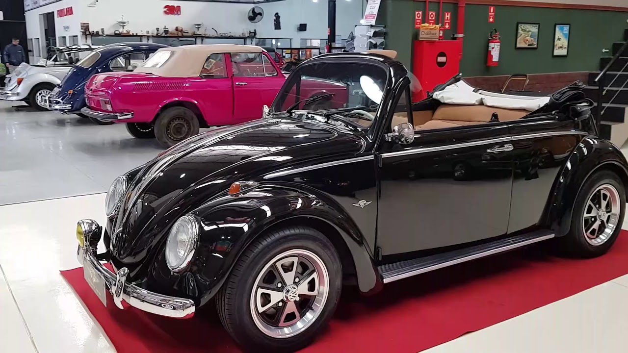Fusca Preto convers&iacute;vel! Restaurado - TROCAR AUTOS ANTIGOS