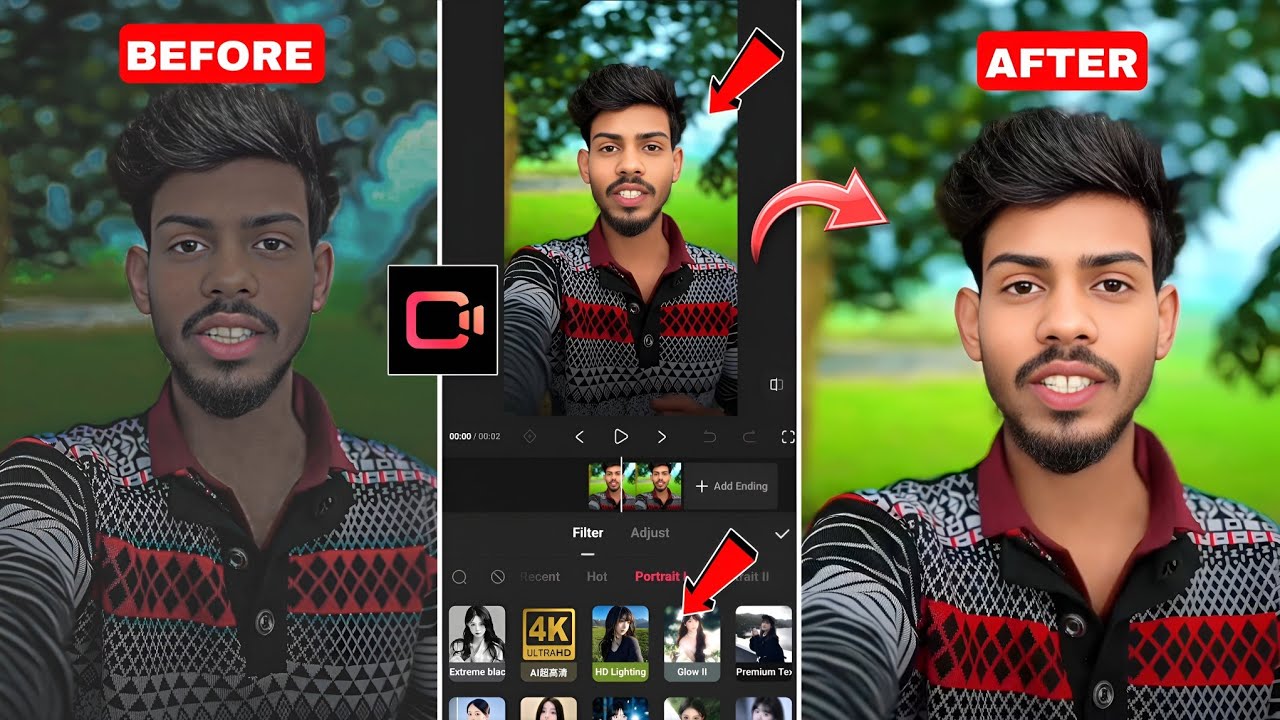 Kwaicut App से Face Smooth+Face Gora +Backgraund Blur kaise करें | Trending Video Editing In Kwaicut