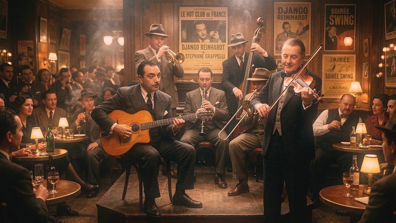 Slow Gypsy Classic Jazz Manouche | Django Reinhardt & Stephanie Grappellie 