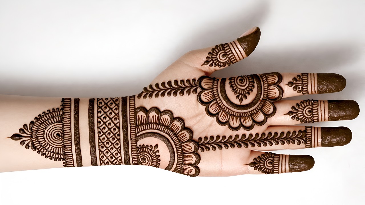 Easy mehndi design | mehndi design front hand | front hand mehndi design new | mehandi design 2026