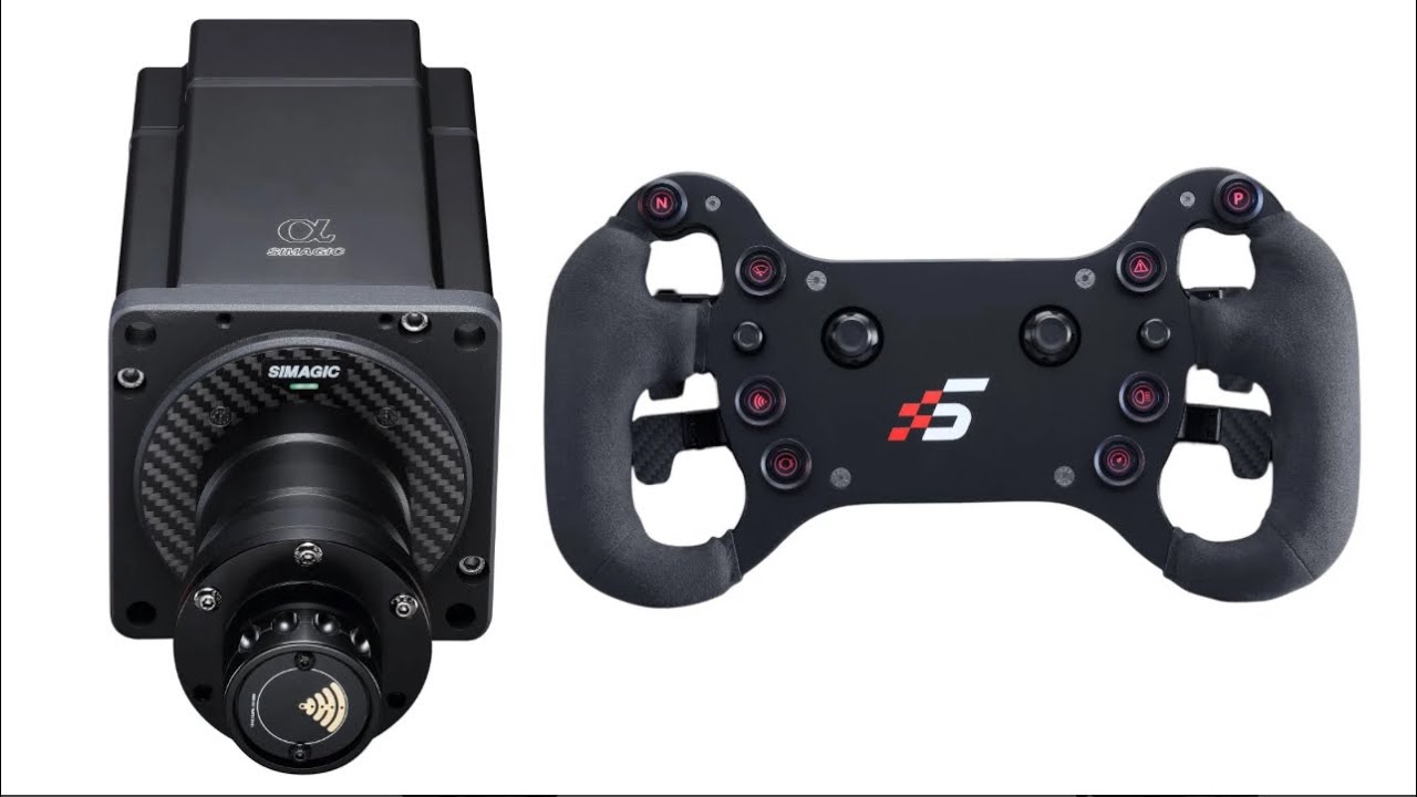 Simagic rig!! Ditched the fanatec junk!!