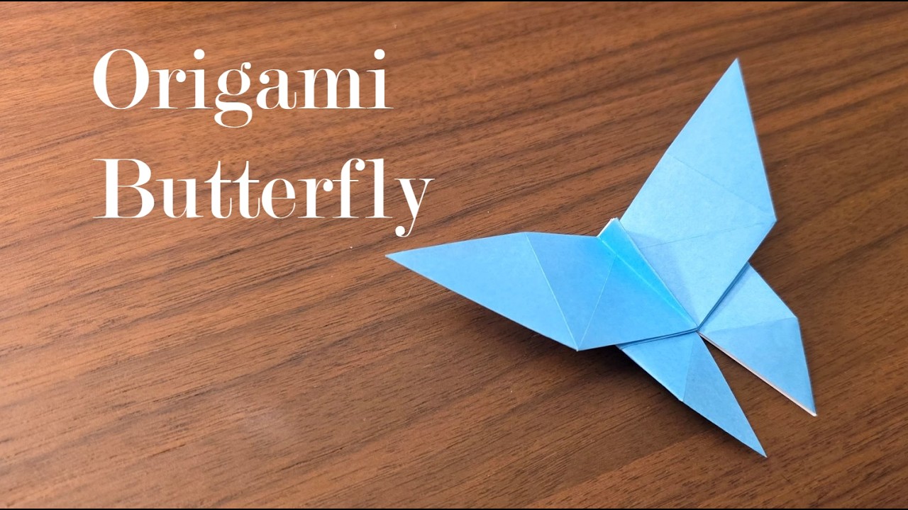 Easy Origami Butterfly 🦋 Step-by-Step Tutorial for Beginners | Paper Craft DIY