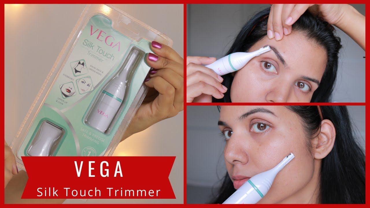 VEGA Silk Touch Trimmer | Demo & Review | Myths Busted | #eyebrowtrimmer #lockdown #vega #trimmer