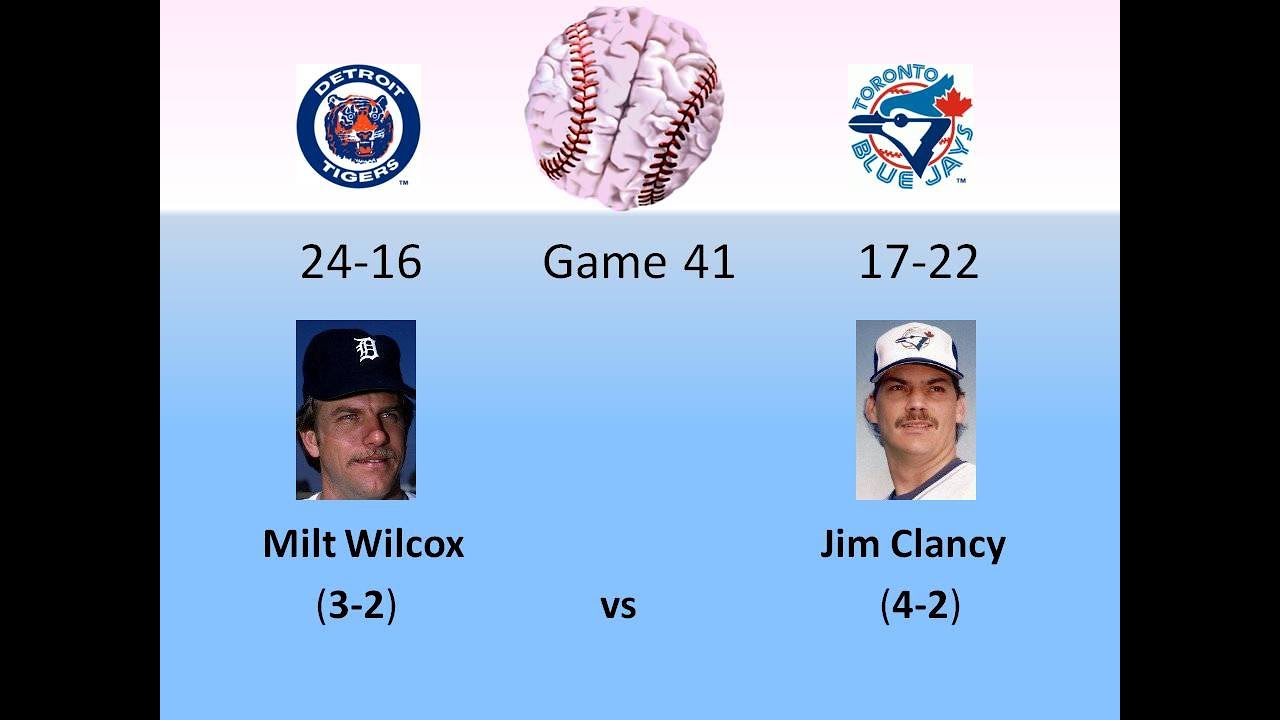 Game 41 - 1980 Detroit Tigers Season Replay v Toronto Blue Jays @ Exhibition Stadium