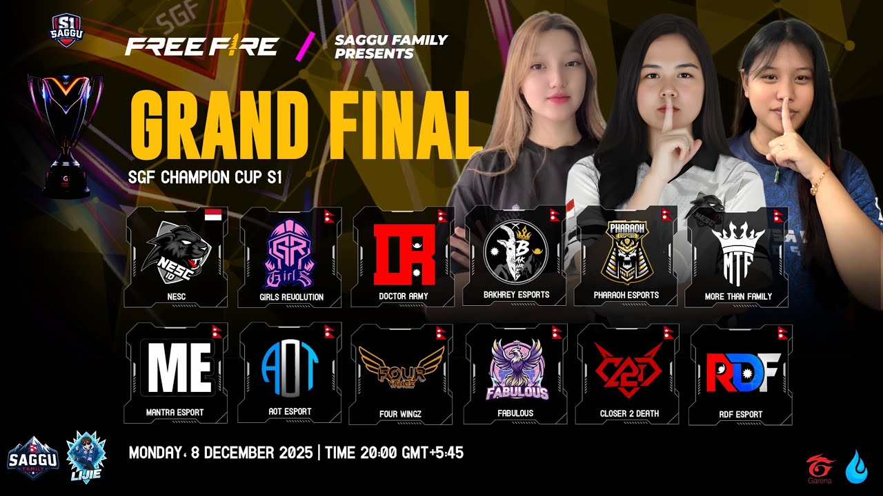SGF GIRLS CHAMPION CUP S1 | GRAND FINAL | SHOW TIME