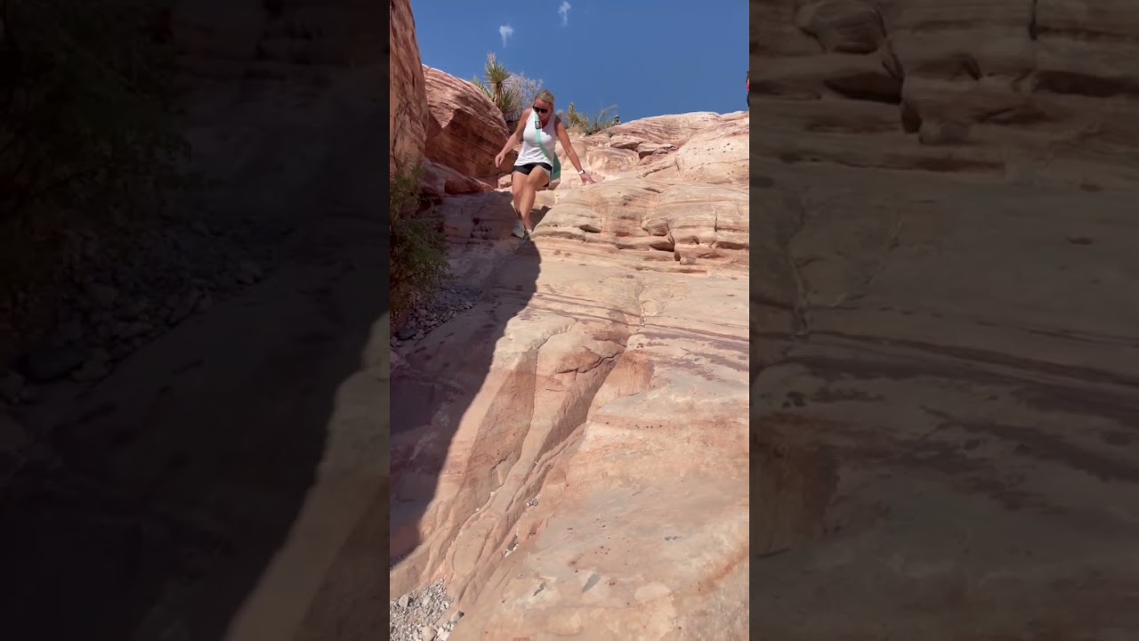 Mamma Esquilin almost falls