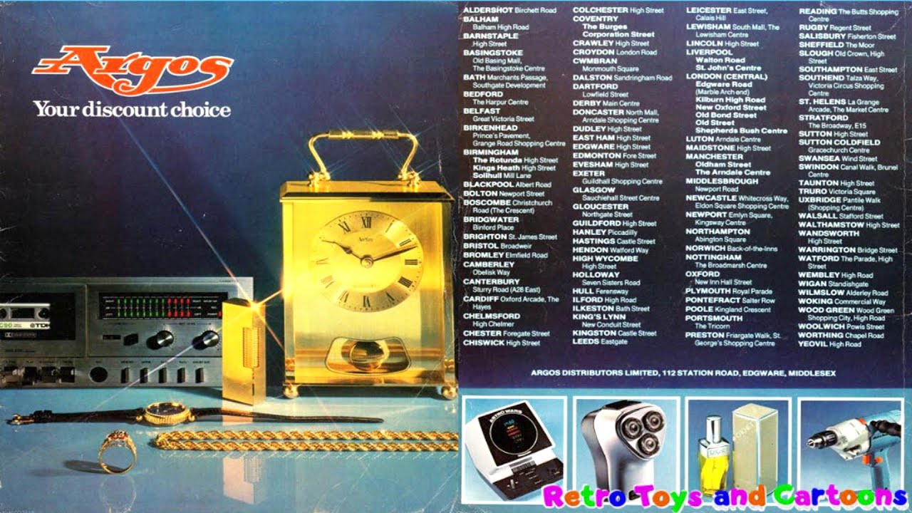 Argos Full Catalogue Autumn Winter 1981 - Retro Toys and Cartoons