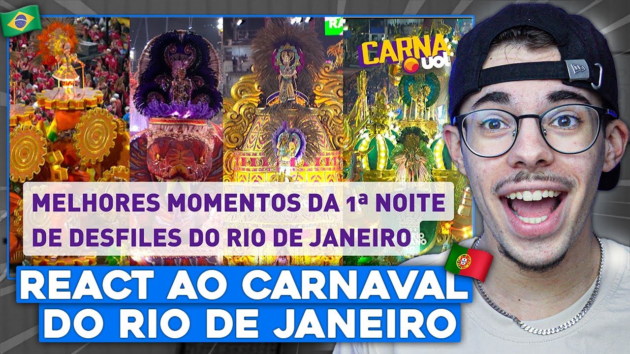 PORTUGUÊS REAGE AO CARNAVAL DO RIO DE JANEIRO!!!