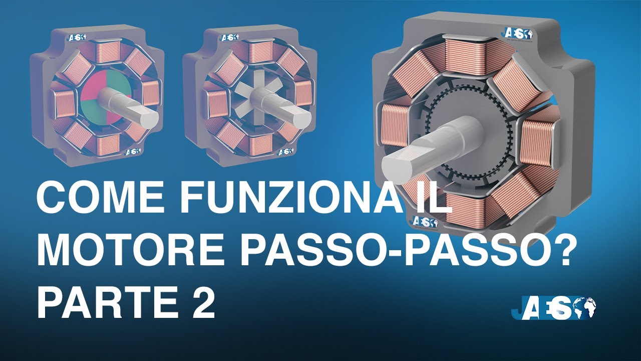 Come funziona il Motore Passo-Passo? (Parte 2) Motore Passo-Passo IBRIDO