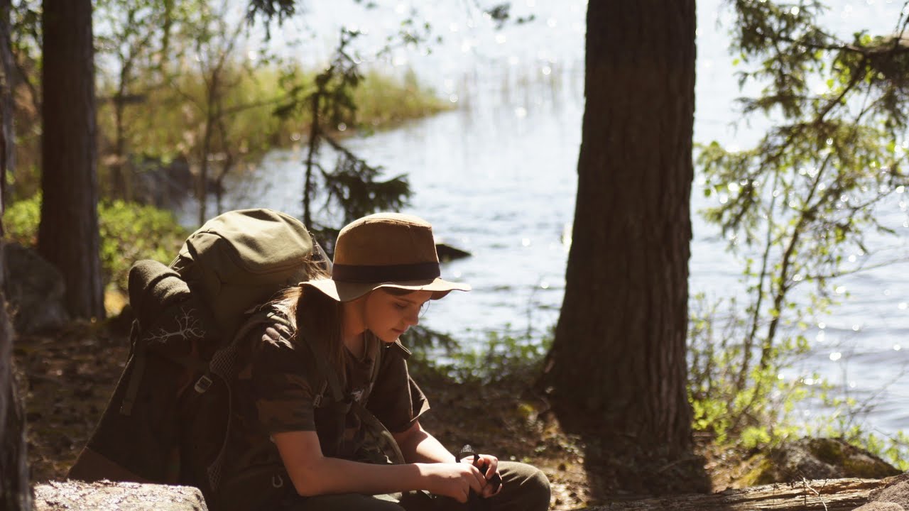 Bushcraft z córką.Finlandia dzień 5 i 6 - Gość w namiocie,łowienie ryb,odpoczynek i nowa lokalizacja