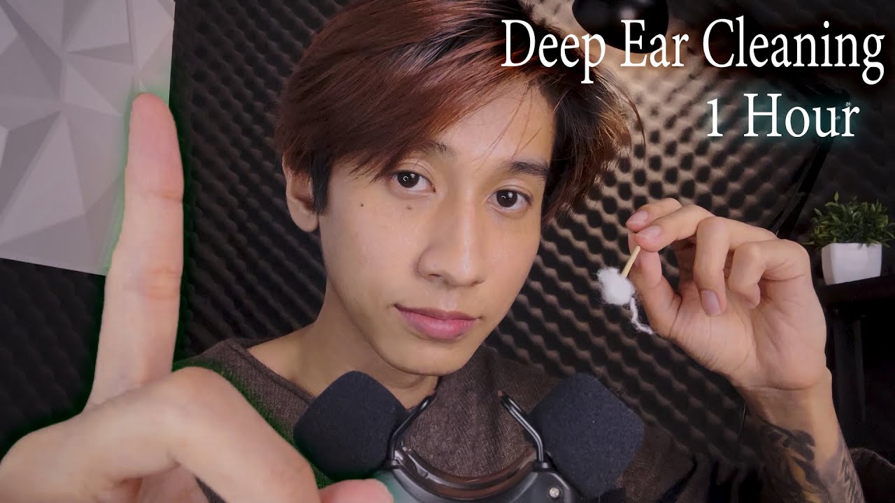 ASMR แคะหูลึก 1 ชั่วโมง! Deep Ear Cleaning 1 Hour