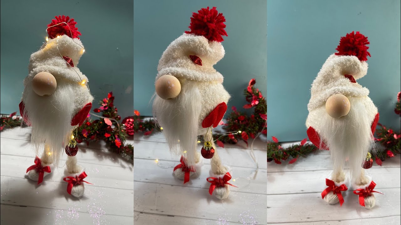 TUTORIAL GNOMO GAMBE LUNGHE VELOCE E SENZA CUCIRE