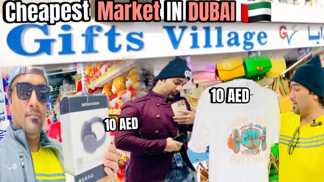 Dubai cheapest Market 🇦🇪| Gift village 1 to 10 only 😱#cheapestmarket