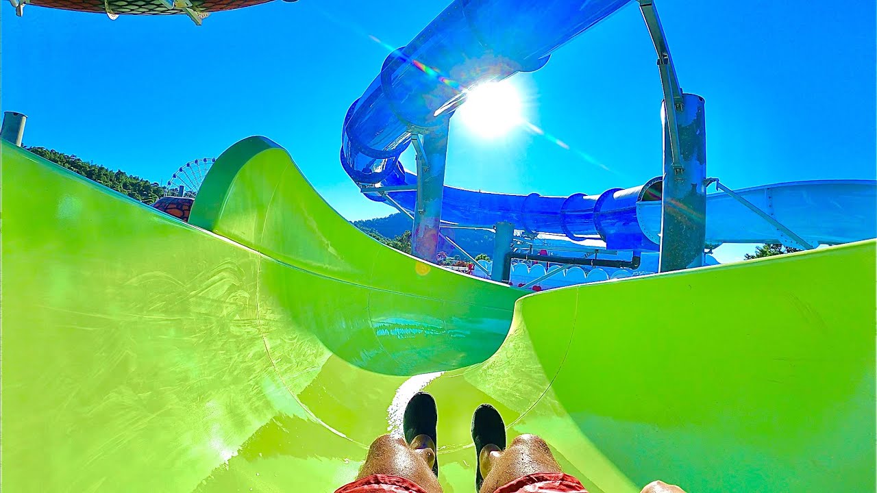 Green Raft Water Slide at Vogue Hotel Bodrum