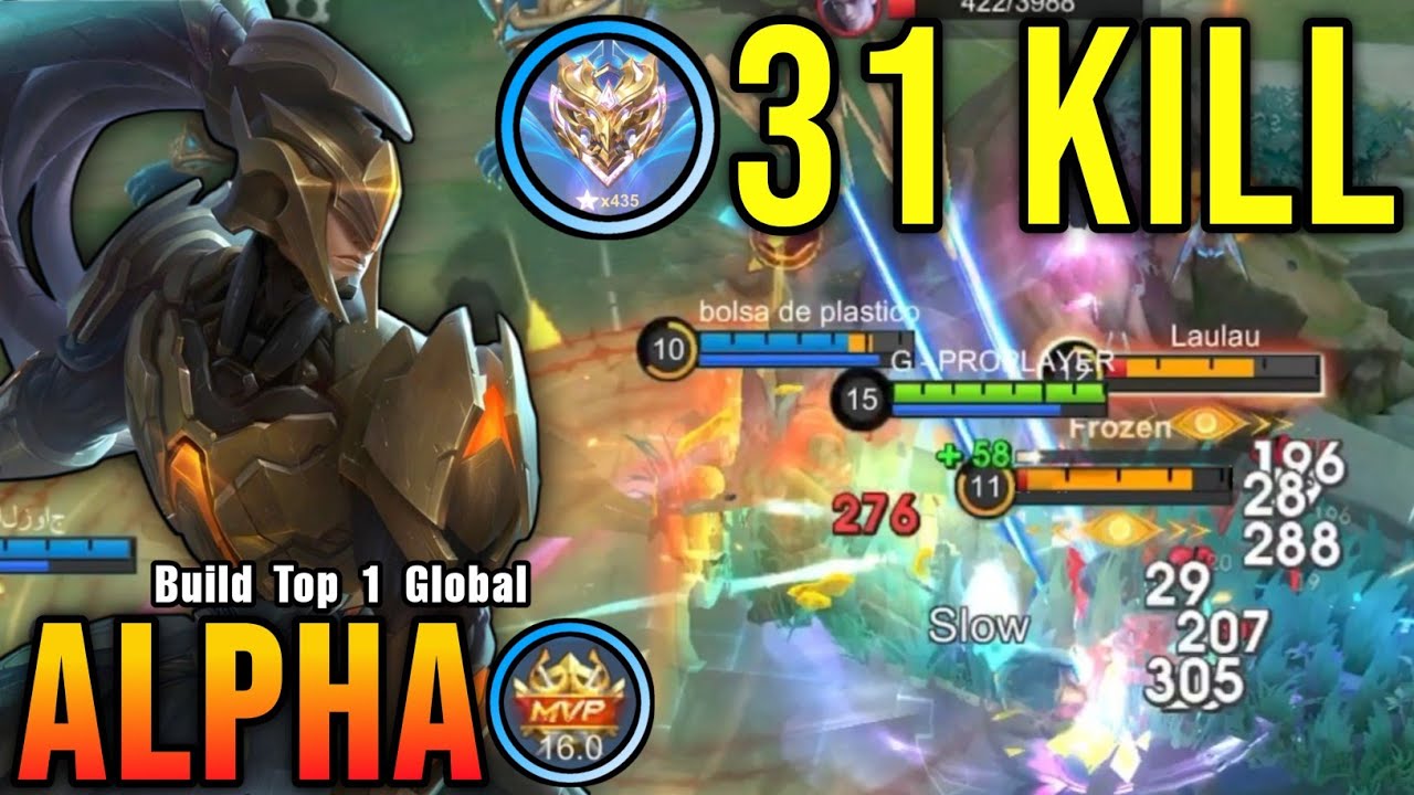 31 убийство!! Наконец-то лучший предмет для Alpha 100% Killing Machine!! - Сборка топ-1 Global Al...