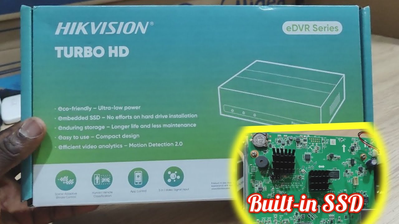 New DVR called eDVR with SSD built-in from hikvision.