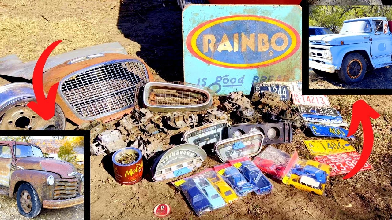 Check out my SWAP MEET Finds! Plus I bought 2 Antique Trucks!