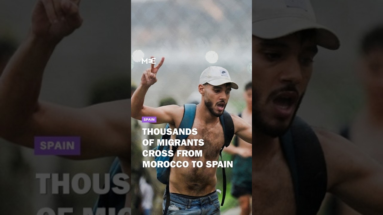 Thousands of migrants crossed into Spain's Ceuta from Morocco