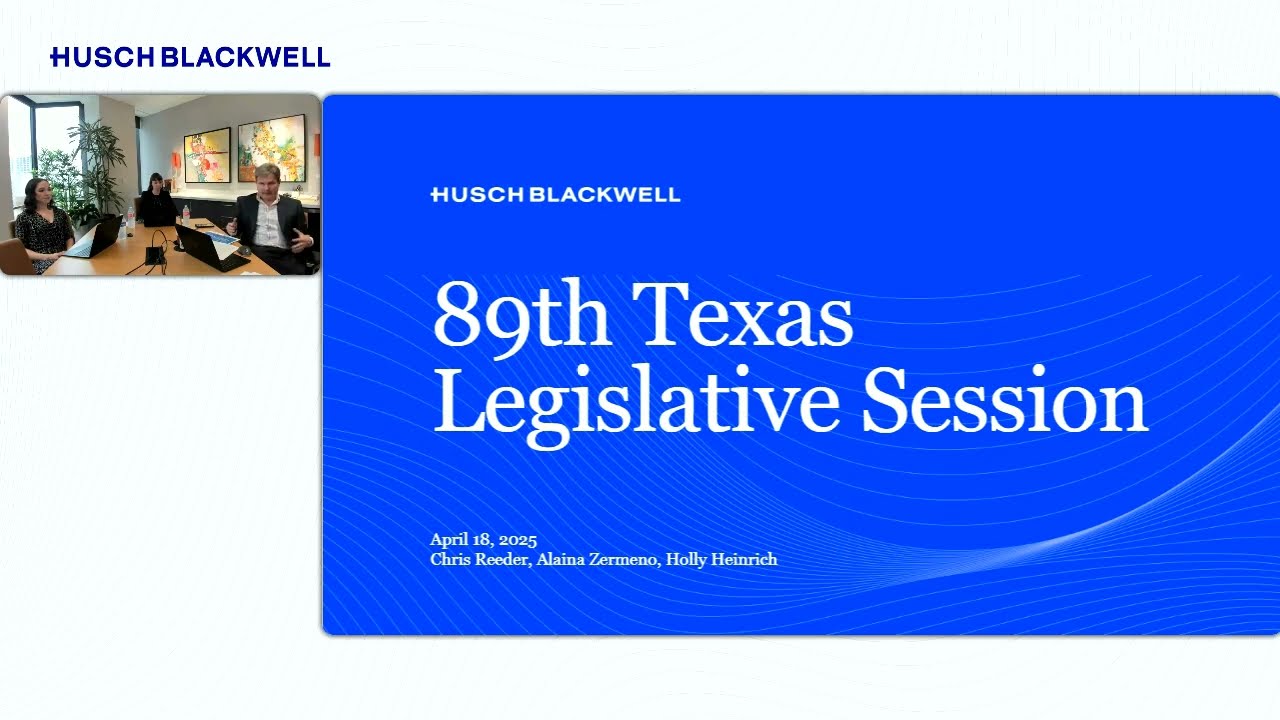 Texas Energy Legislation: Mid-Session Insights and Impacts