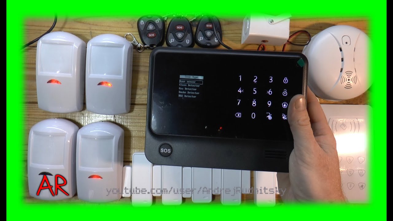 Wi-Fi - GSM Охранная Сигнализация G90B ( настройка, обзор и тестирование )