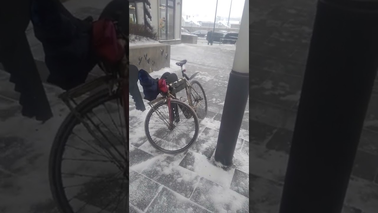 Fixed gear messlife in Russian winter meanwhile