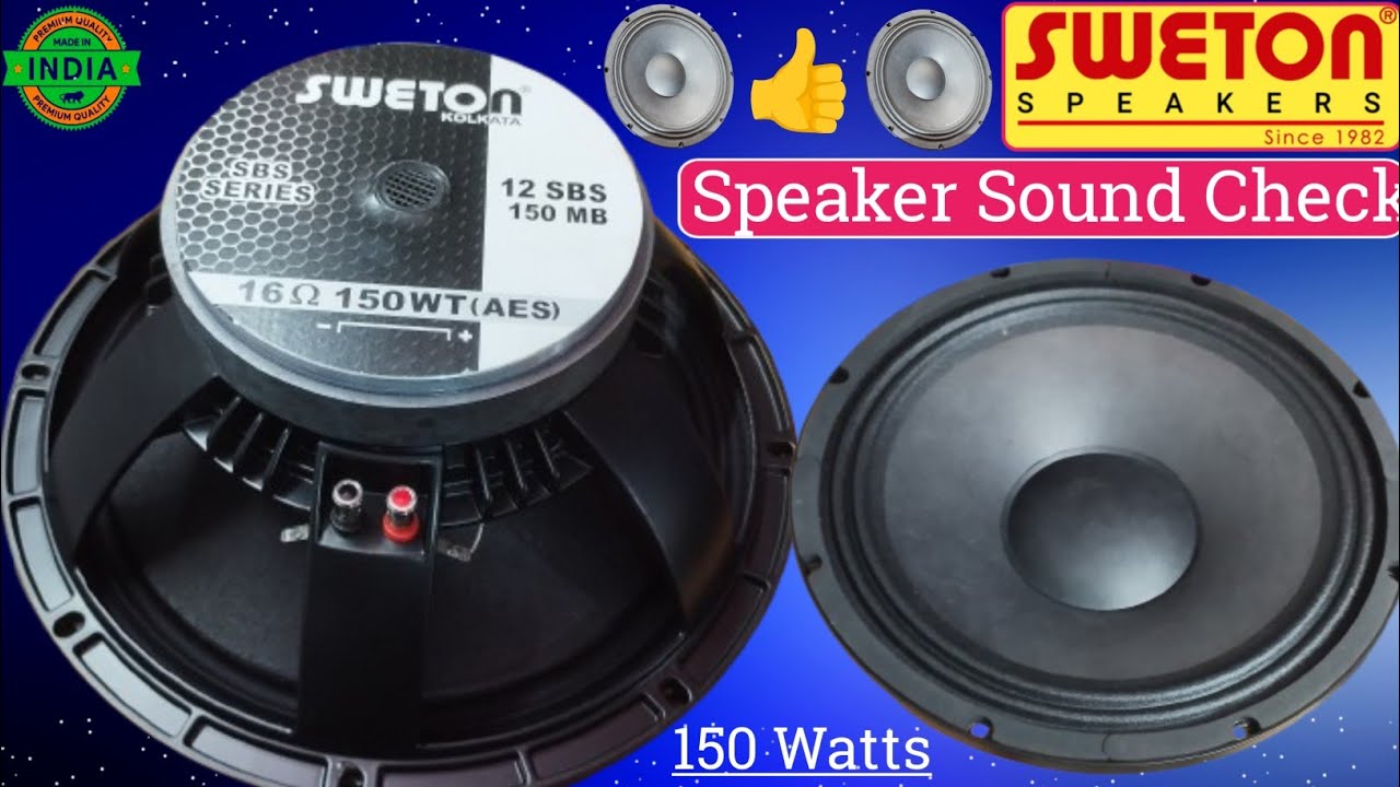 Sweton 12 Inch 150 Watt Speaker🔊 Sound Test | Sweton Speaker