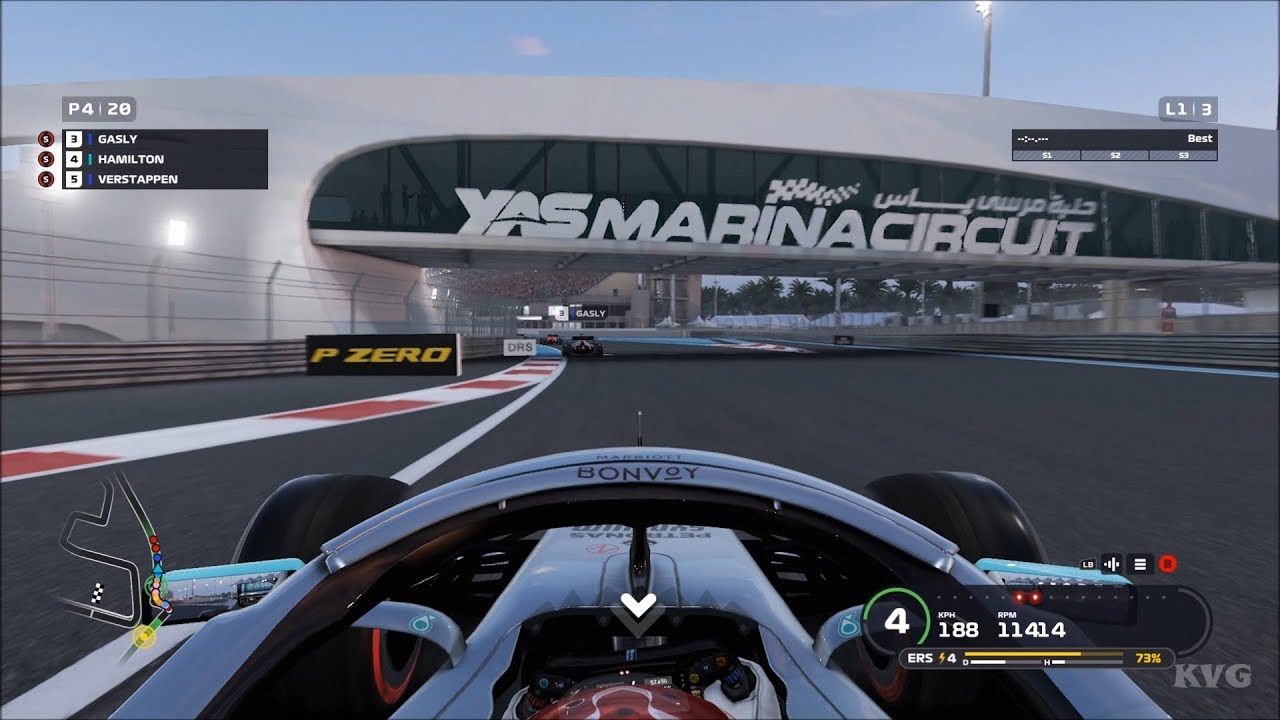 F1 2019 - Yas Marina Circuit (Abu Dhabi GP) - Gameplay (PC HD) [1080p60FPS]