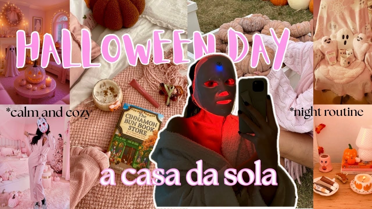 🕷️💘COME ROMANTICIZZARE LA GIORNATA DI HALLOWEEN a casa da sola | calm and cozy night routine 