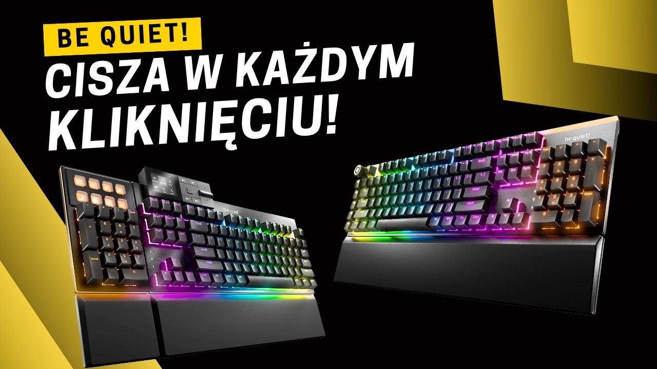 Be Quiet! Dark Mount vs Light Mount &ndash; pełny test klawiatur