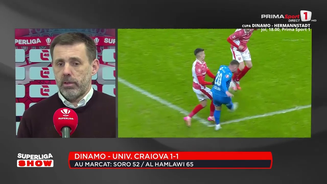 INTERVIU. Kopic îşi laudă jucătorii după meciul cu Craiova. Ce a spus antrenorul lui Dinamo