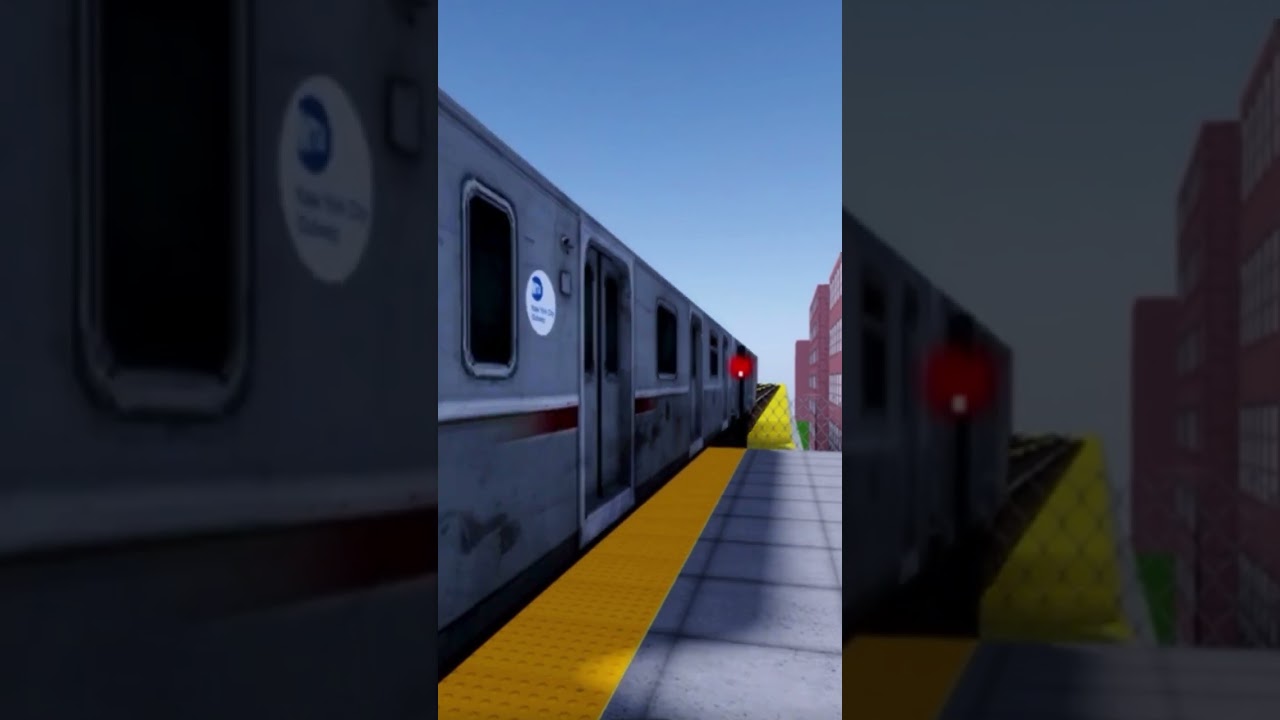 R188 (7) train departing 82nd Street - Jackson Heights