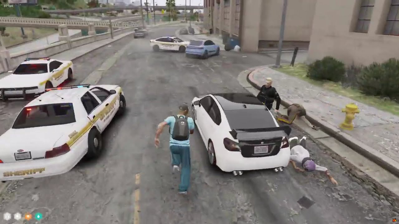 Manor Shot Down Jack and Miguel In Front of The Cops | NoPixel 4.0 GTA RP