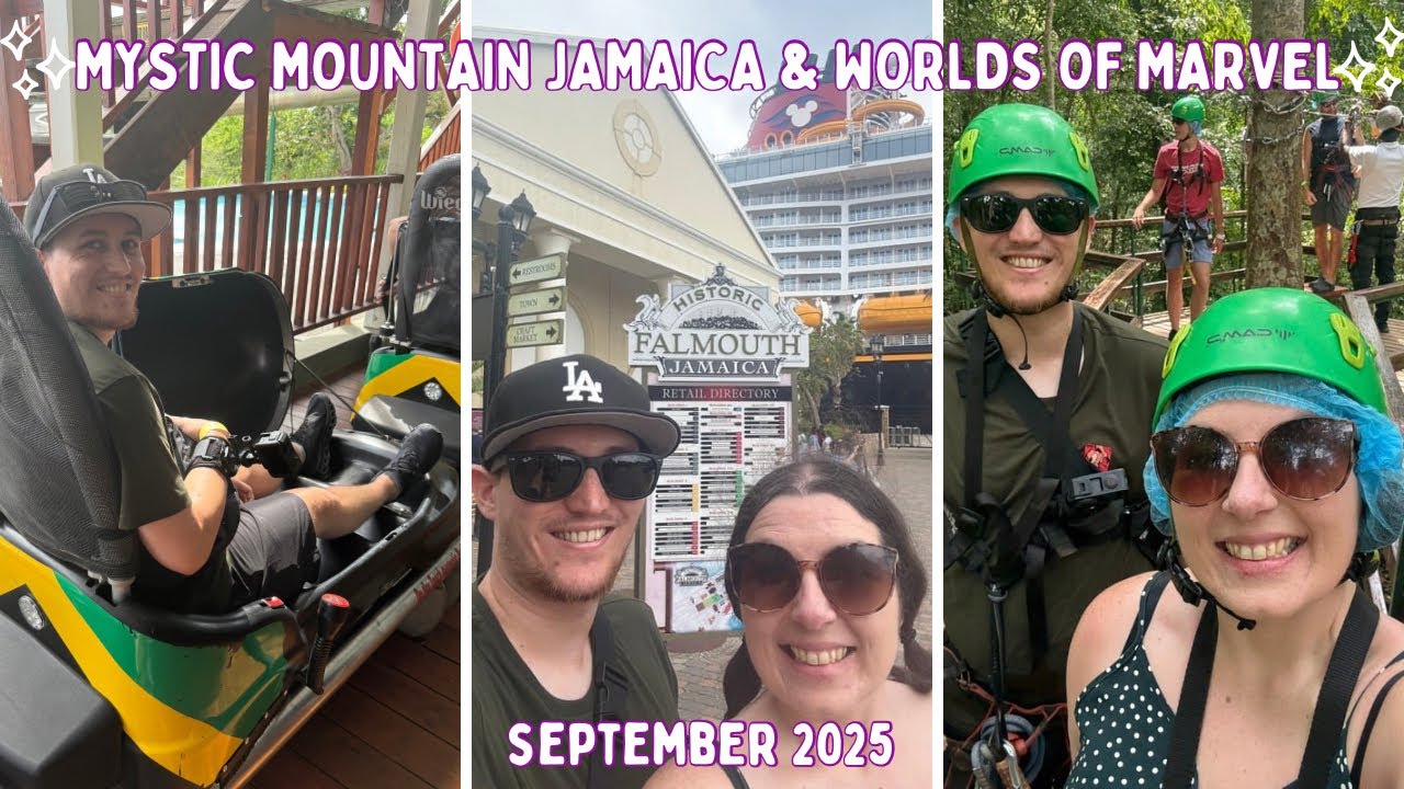 Disney Treasure in Falmouth, Jamaica! Mystic Mountain with Bobsled & Zip Lines | | DAY13 SEP25