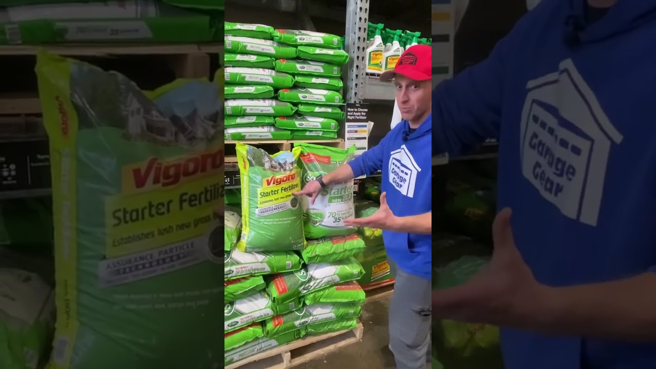 STARTER FERTILIZER - GIVE YOUR LAWN A BOOST