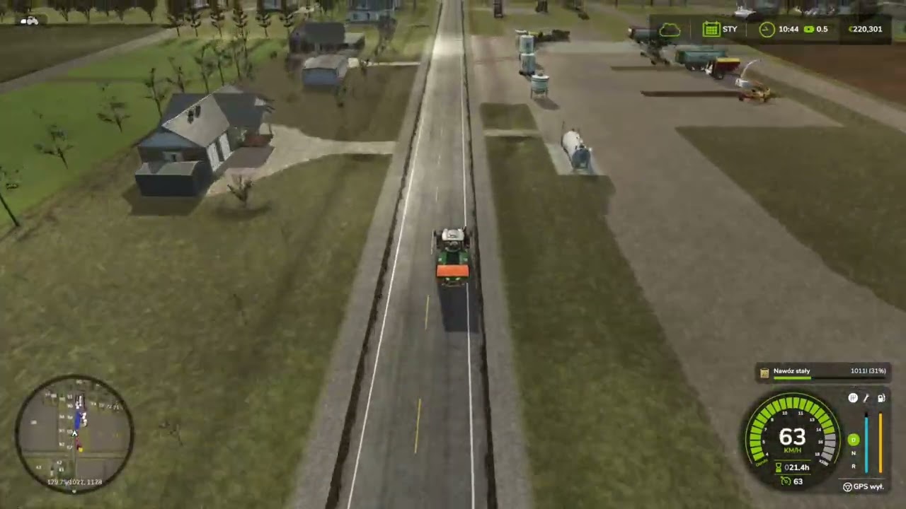 Rozsiewamy nawóz stały#farmingsimulator25 #gaming #games #farming