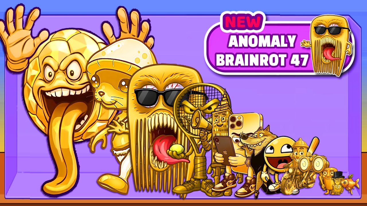 Merge Fellas Anomaly Brainrot 47 - New Gold Chaos Updated! Boss + Boss = ⁉️
