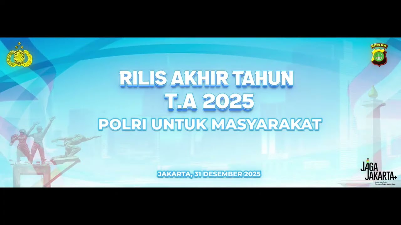 Rilis Akhir Tahun 2025 Polda Metro Jaya