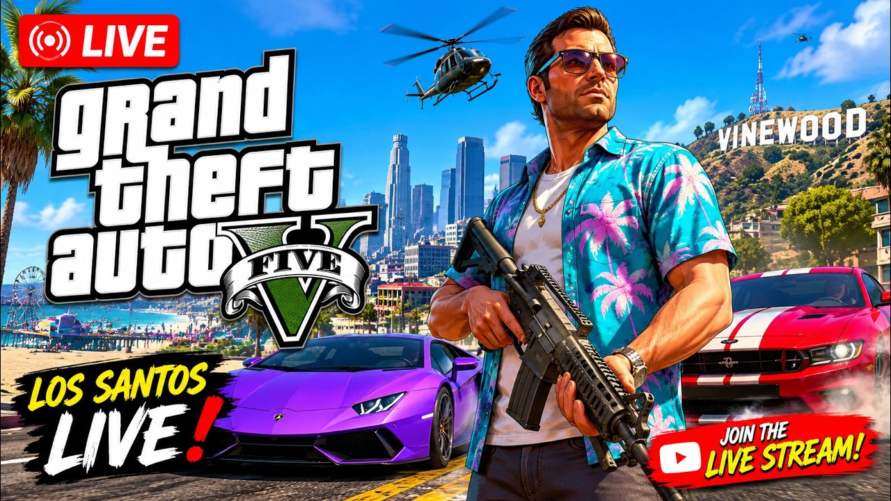 🚗 GTA 5 LIVE INDIA 🇮🇳 | High Speed Chase & Chaos Begins! #gaming #gta #gta5 #HTR
